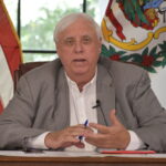 Gov. Justice at Oct. 21 press briefing